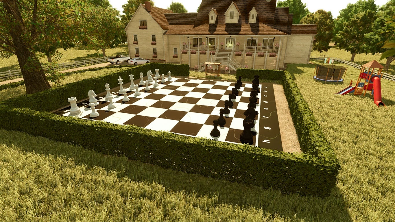 МОД Playable Garden Chess Set v1.1.0.1 (1.24.x) ДЛЯ FARMING SIMULATOR 2025