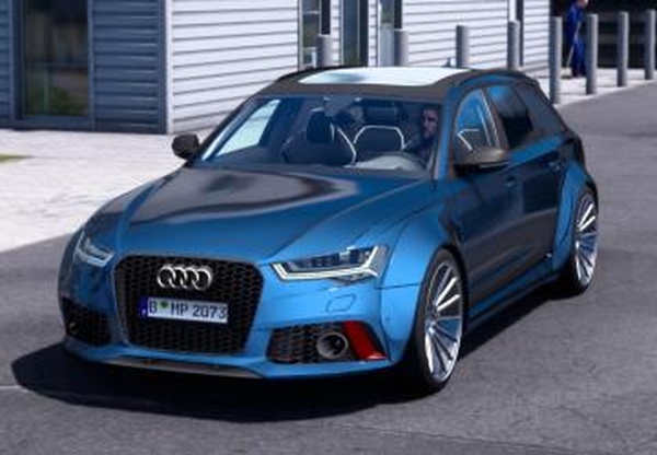 Мод Audi A6/S6/RS6 C7 Avant 2016 версия 2.5 для Euro Truck Simulator 2 (v1.61.x)