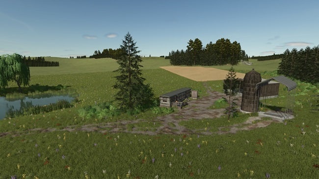МОД Карта Green Countryside v1.2.0.1 (1.24.x) ДЛЯ FARMING SIMULATOR 2025