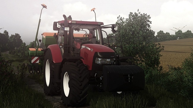 МОД Case IH Maxxum v1.0.1.1 (1.24.x) ДЛЯ FARMING SIMULATOR 2025