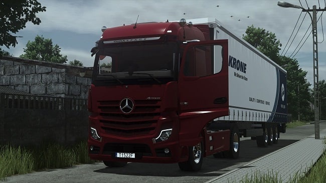 МОД Mercedes-Benz Actros 2020 v1.0.0.3 (1.24.x) ДЛЯ FARMING SIMULATOR 2025