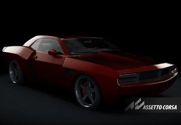 Мод Dodge Challenger Concept Widebody версия 1.0 для Assetto Corsa
