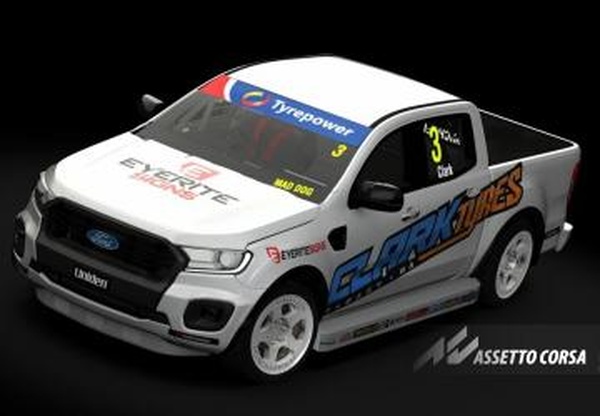 Мод Ford Ranger AK Superutes версия v1.0 для Assetto Corsa
