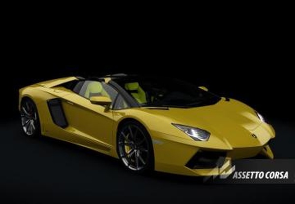 Мод Lamborghini Aventador LP700-4 Roadster версия v1.0.1 для Assetto Corsa