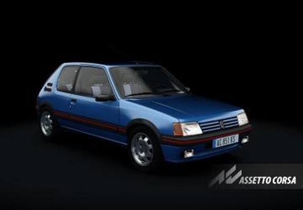 Мод Peugeot 205 GTI TT версия 1.02.1 для Assetto Corsa