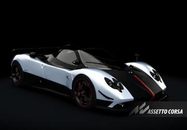 Мод Pagani Zonda Cinque Roadster Manual версия 1.2.1 для Assetto Corsa