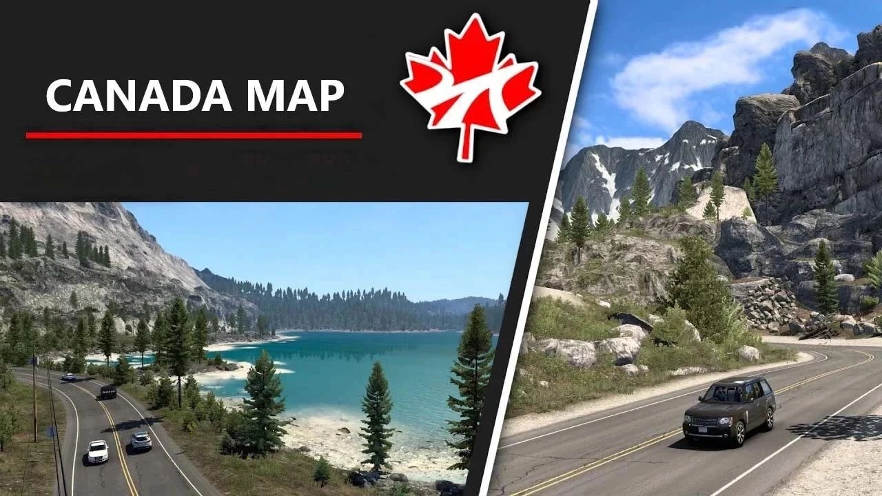 МОД Canada Map v1.6.4 ДЛЯ AMERICAN TRUCK SIMULATOR