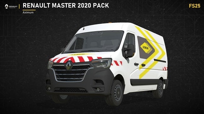 МОД Renault Master 2020 Pack v1.0.0.0 (1.24.x) ДЛЯ FARMING SIMULATOR 2025