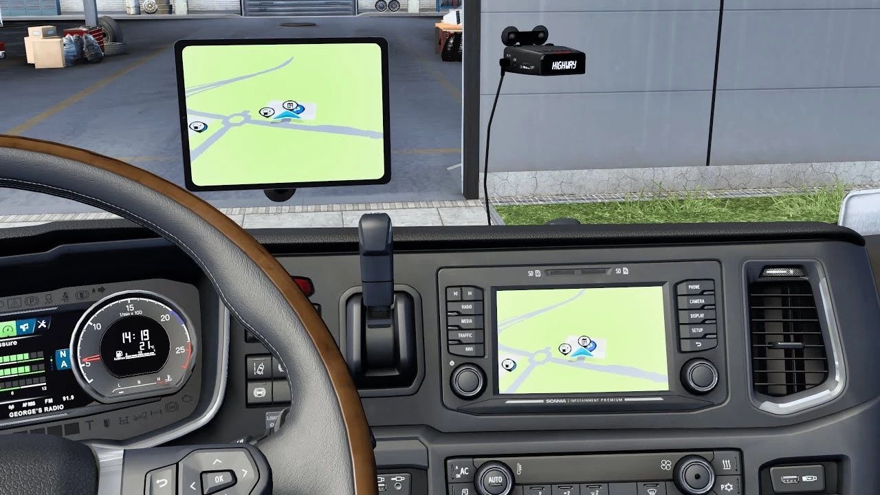 МОД TomTom Go Navigation Pack v1.3 ДЛЯ EURO TRUCK SIMULATOR 2