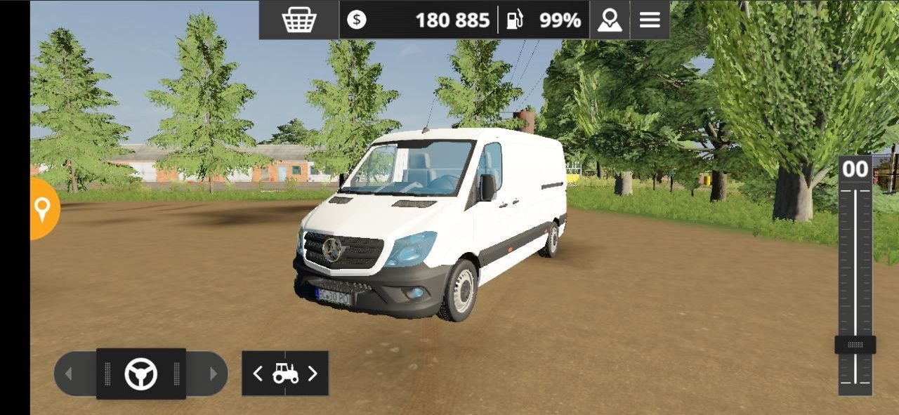 Мод Mercedes-Benz Sprinter 313 CDI 2014 AwdroidGamer версия 14.06.22 для Farming Simulator 20