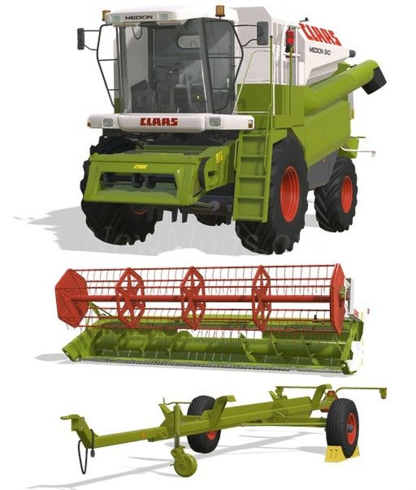 Мод Claas Medion 310 версия 10.08.22 для Farming Simulator 20