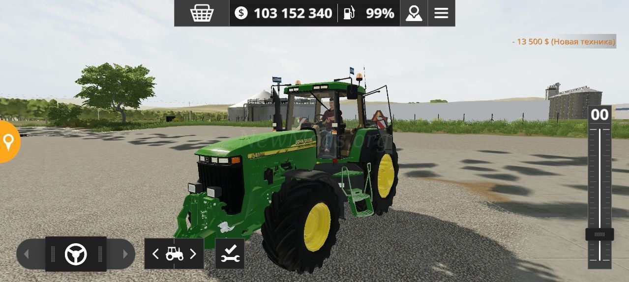Мод John Deere 8000/8000 Ten версия 15.03.23 для Farming Simulator 20