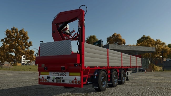 МОД Platform Trailer With Crane v1.0.0.1 (1.24.x) ДЛЯ FARMING SIMULATOR 2025