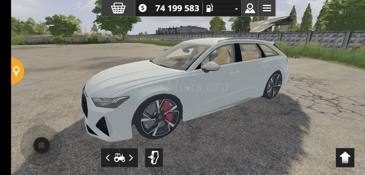 Мод Audi RS6 Avant 2020 версия 04.06.22 для Farming Simulator 20