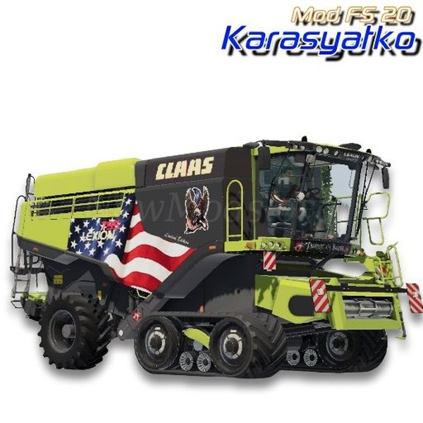 Мод Claas Lexion 795 Monster Limited Edition версия 06.03.23 для Farming Simulator 20