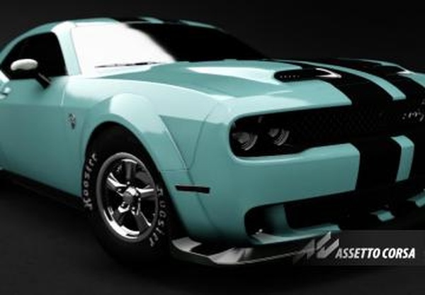 Мод Dodge Challenger SRT Drag Gang | MLZ версия 1.0 для Assetto Corsa