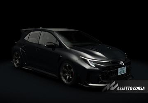 Мод Toyota GR Corolla MORIZO Edition Street TE37 2022 v1.1.2 для Assetto Corsa