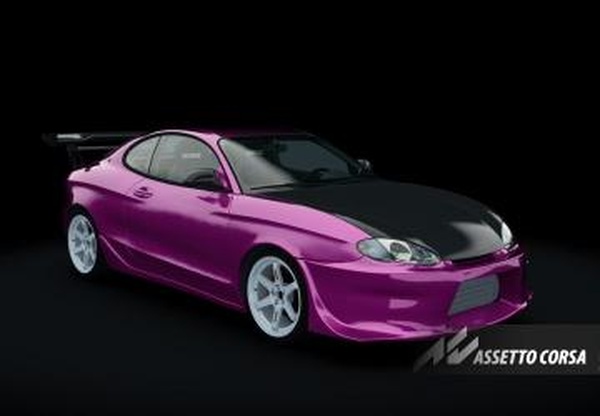 Мод Hyundai TIburon TGX Tuned версия 1.0.1 для Assetto Corsa