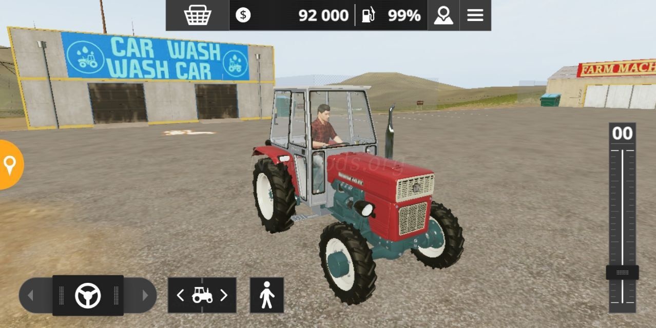 Мод Universal 445 DTC Red версия 10.07.22 для Farming Simulator 20