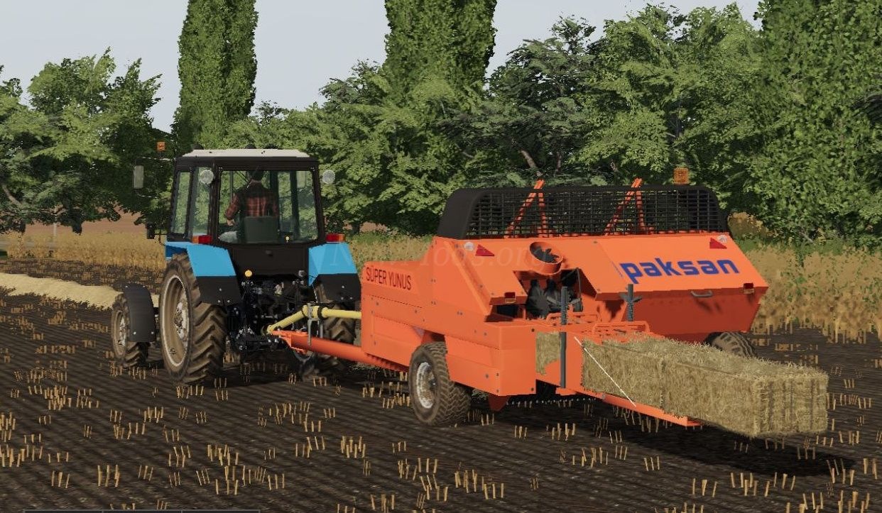 Мод Baler 7190 Super Gold версия 28.02.23 для Farming Simulator 20