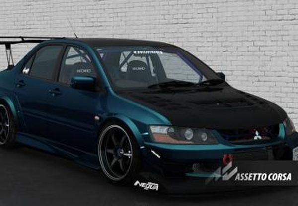 Мод Mitsubishi Lancer Evolution IX Voltex версия 1.0 для Assetto Corsa