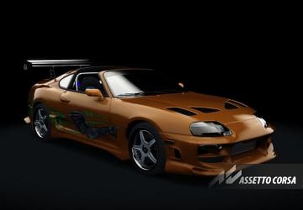 Мод Toyota Supra Fast & Furious Edition версия 1.1 для Assetto Corsa