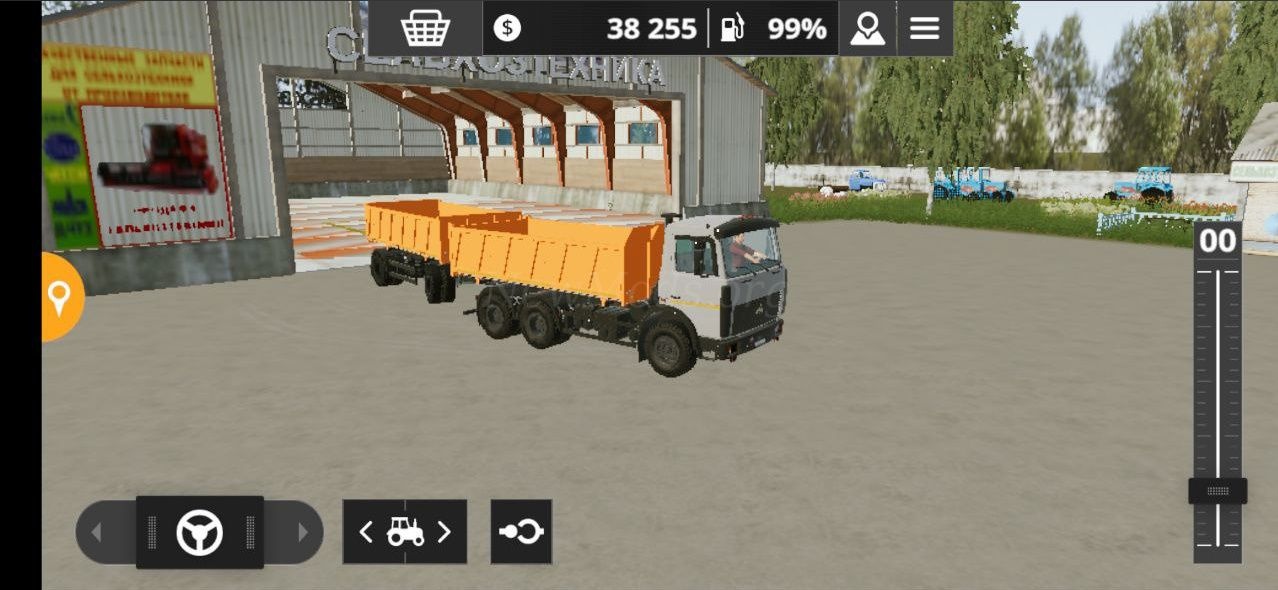 Мод Maz 5516 Selxoz and Trailer версия 24.02.23 для Farming Simulator 20