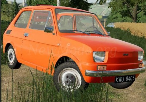 Мод Fiat 126P версия 17.06.22 для Farming Simulator 20