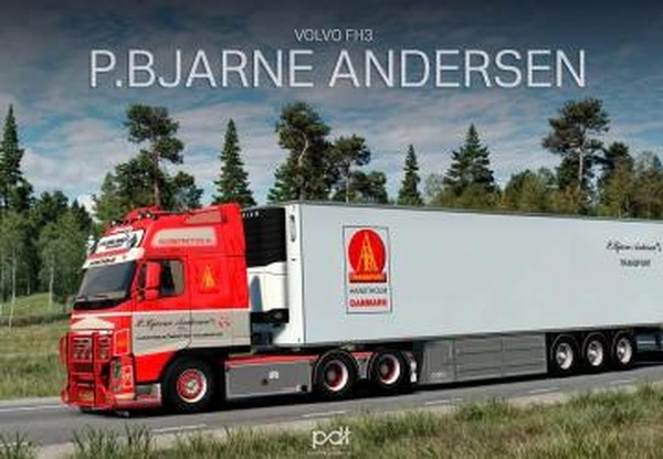 Мод Volvo FH3 P.Bjarne Andersen версия 9.0 для Euro Truck Simulator 2 (v1.61.x)