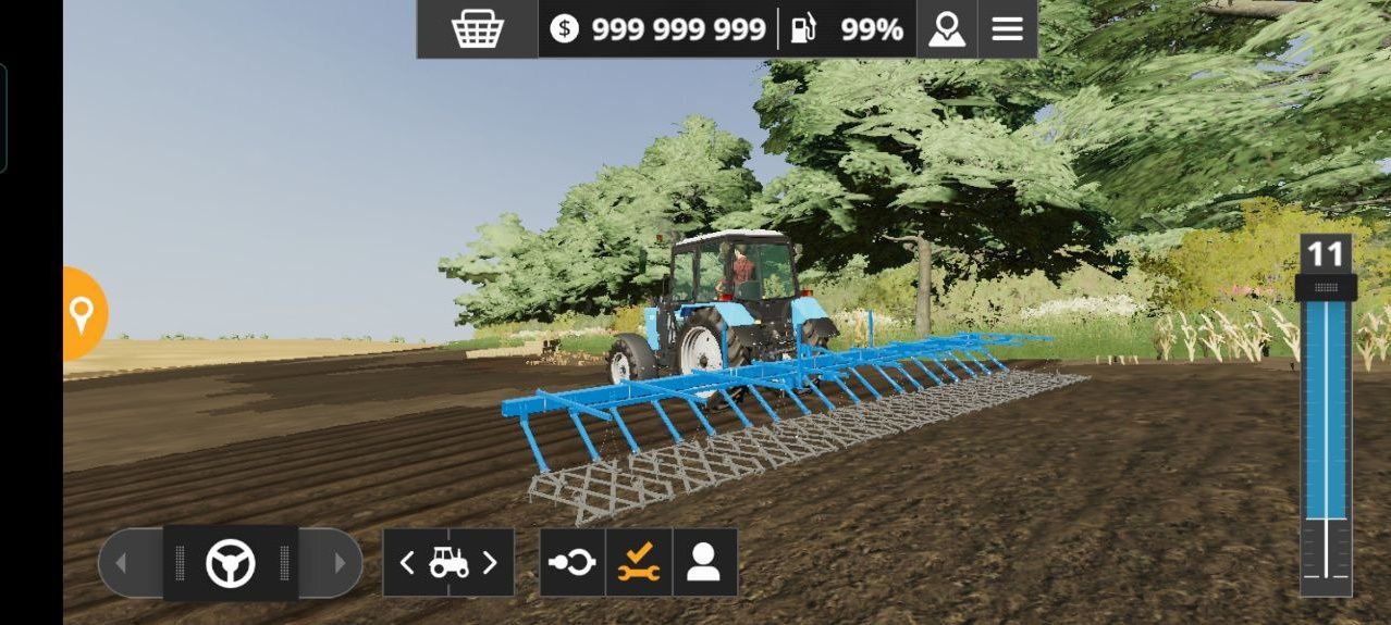 Мод Coupling Of Toothed Harrows версия 05.08.22 для Farming Simulator 20