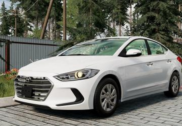 Мод Hyundai Elantra (2017) версия 2.0 для BeamNG.drive (v0.39.x)