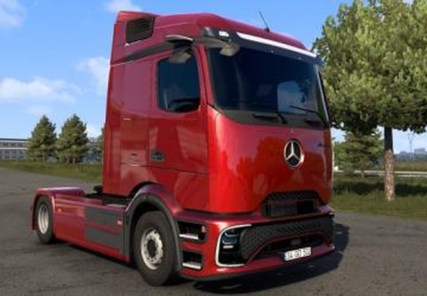 Мод Mercedes Benz eActros MP6 версия 2.1 для Euro Truck Simulator 2 (v1.61.x)