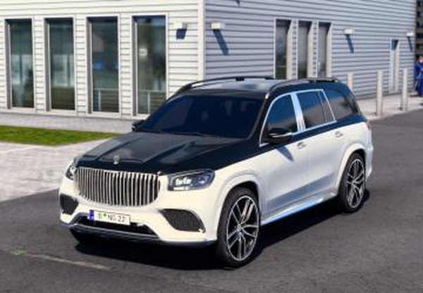 Мод Mercedes-Benz GLS Maybach 2023 версия 2.0 для Euro Truck Simulator 2 (v1.61.x)