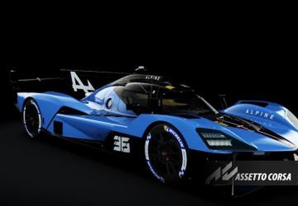 Мод Alpine A424 LMH версия 1.1 для Assetto Corsa