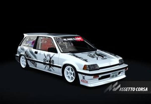 Мод Honda Civic kanjo Bomex версия 1.1 для Assetto Corsa
