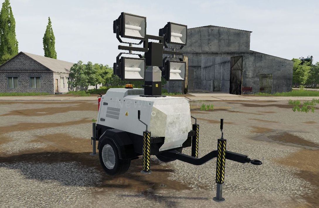 Мод Flood Light Trailer версия 11.02.23 для Farming Simulator 20