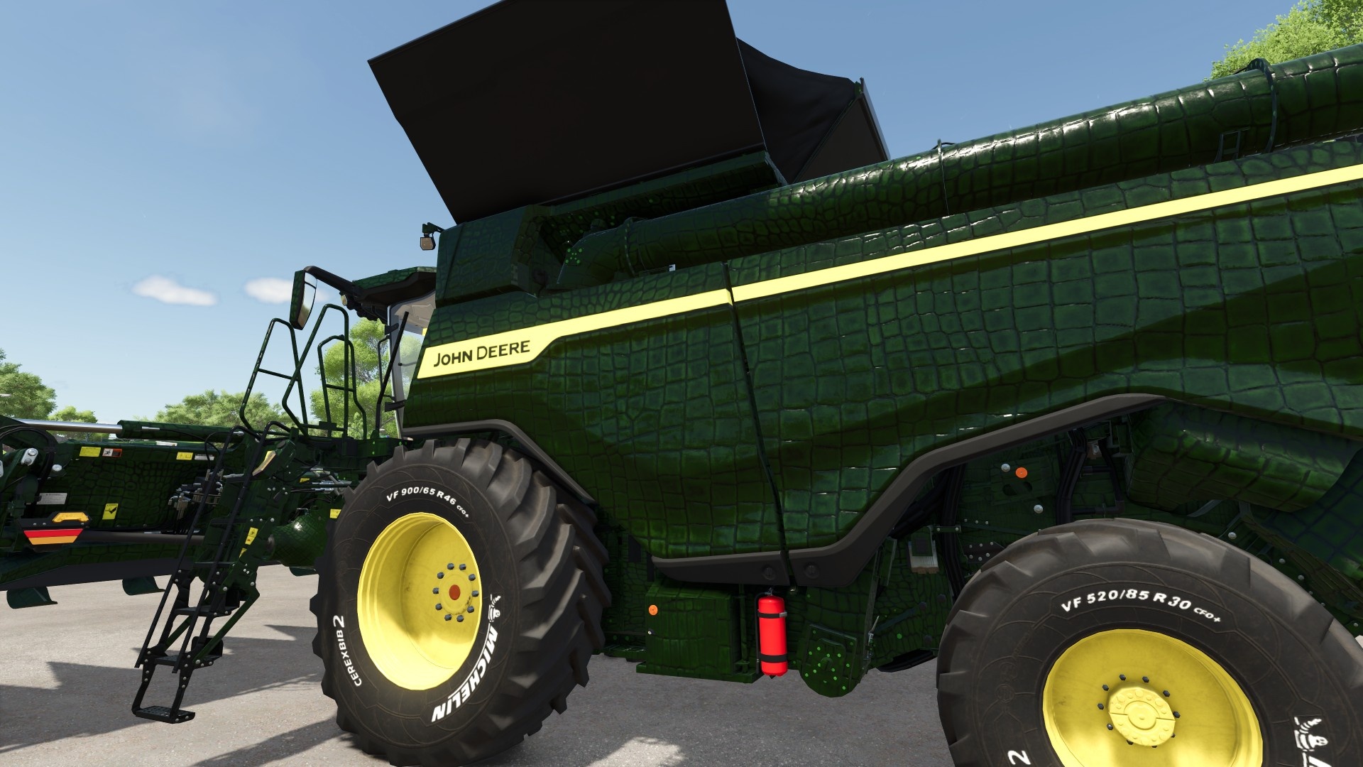 МОД John Deere X9 1100 crocodile v1.0.0.0 (1.24.x) ДЛЯ FARMING SIMULATOR 2025