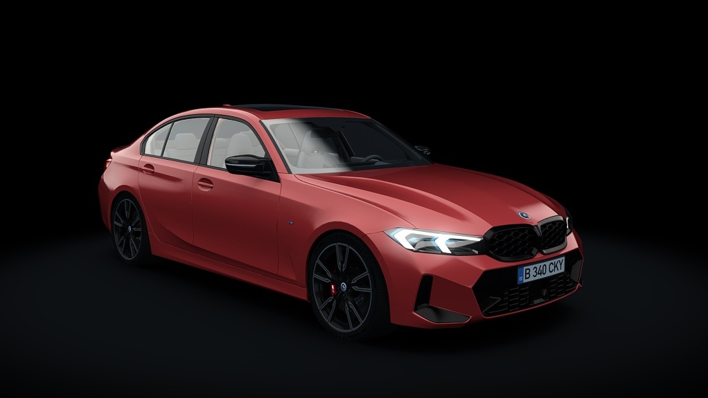 Мод BMW M340d xDrive G20 2023 v1.0.1 для Assetto Corsa