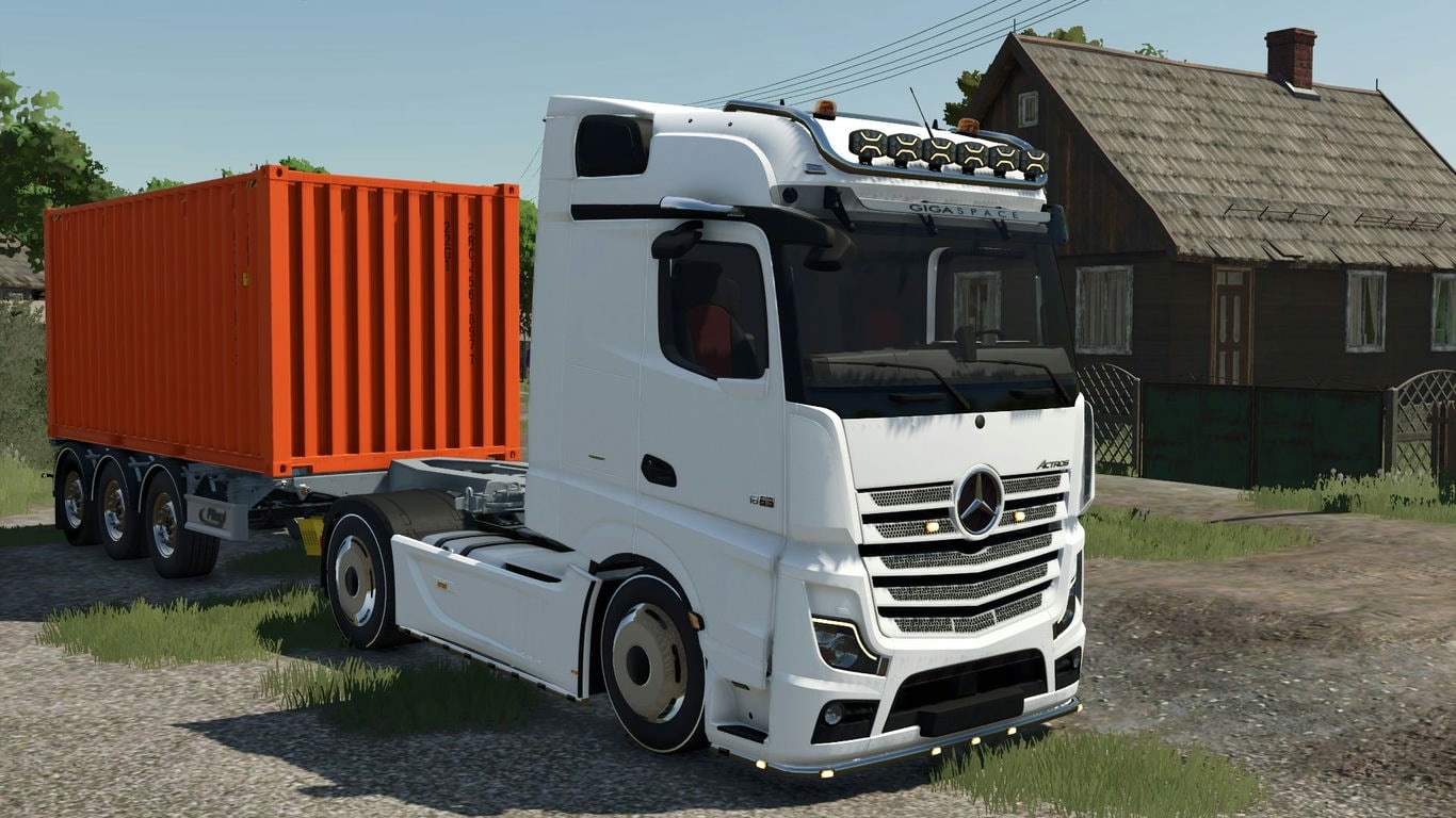 МОД Mercedes Actros Edit v1.0.0.0 (1.24.x) ДЛЯ FARMING SIMULATOR 2025