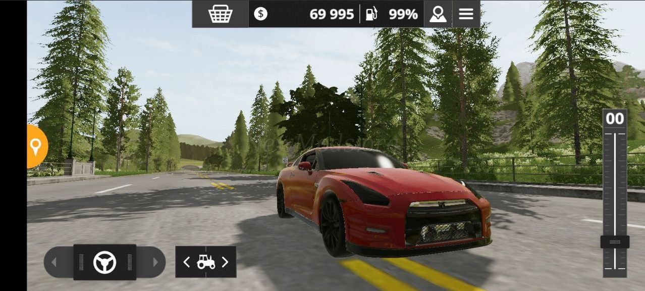 Мод 2015 Nissan GTR версия 20.10.22 для Farming Simulator 20