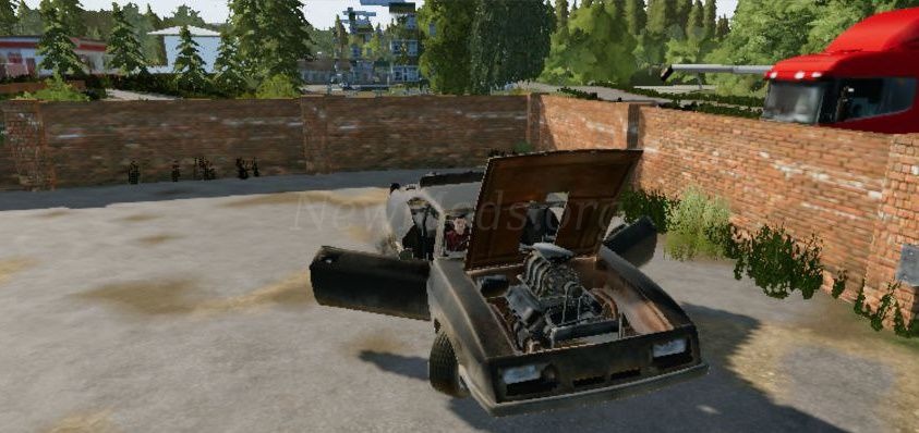 Мод Ford Falcon 1973 Mad Max версия 05.02.23 для Farming Simulator 20