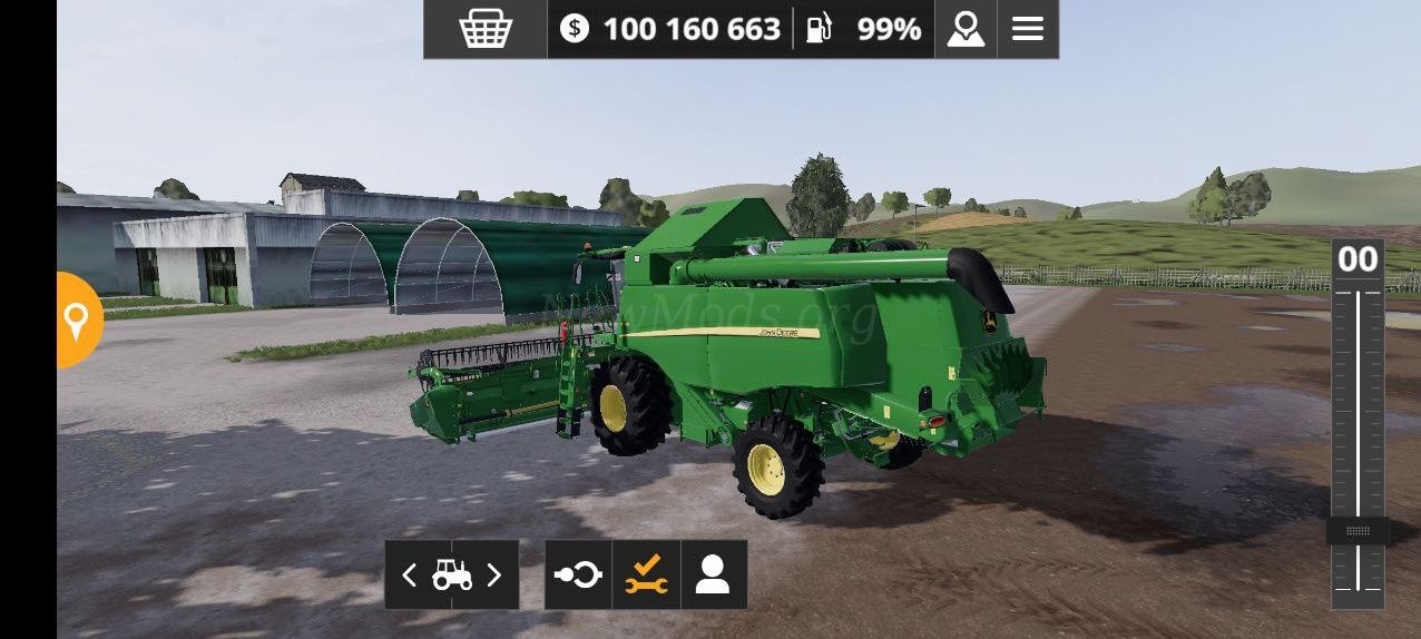 Мод John Deere W540 версия 01.06.22 для Farming Simulator 20
