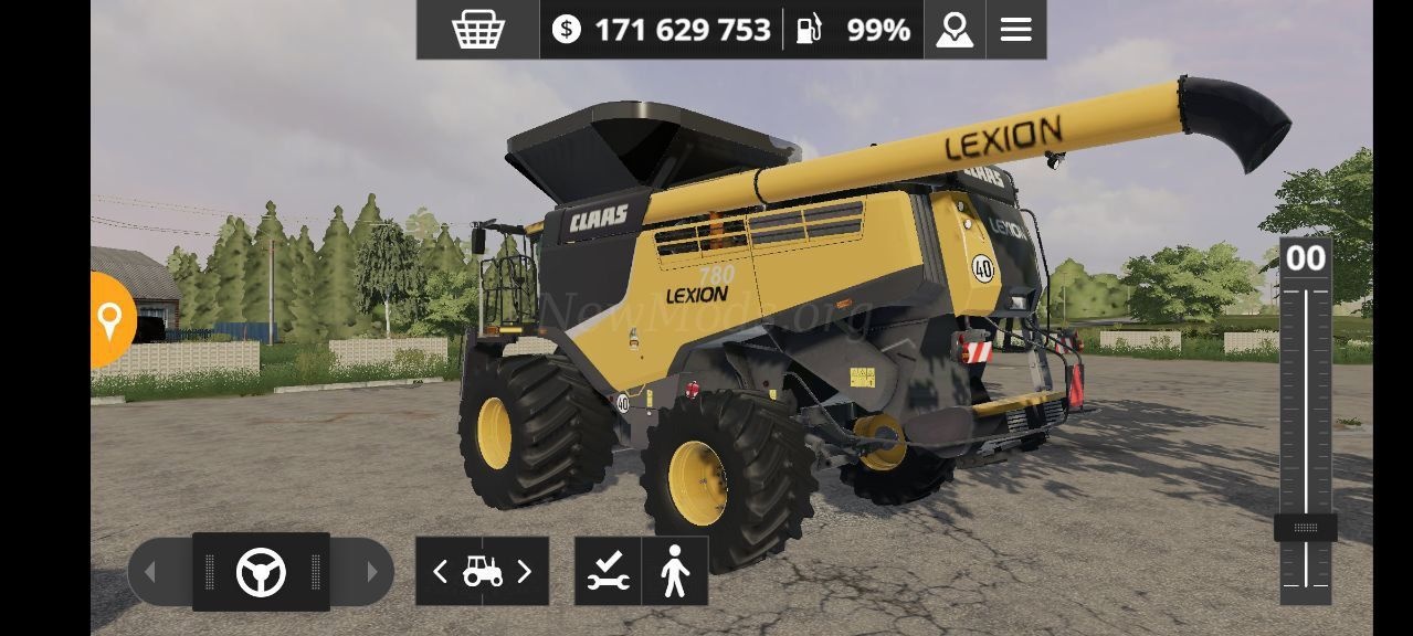 Мод Claas Lexion 780 версия 31.05.22 для Farming Simulator 20