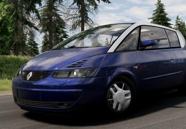 Мод Renault Avantime версия 4.0.0 для BeamNG.drive (v0.39.x)