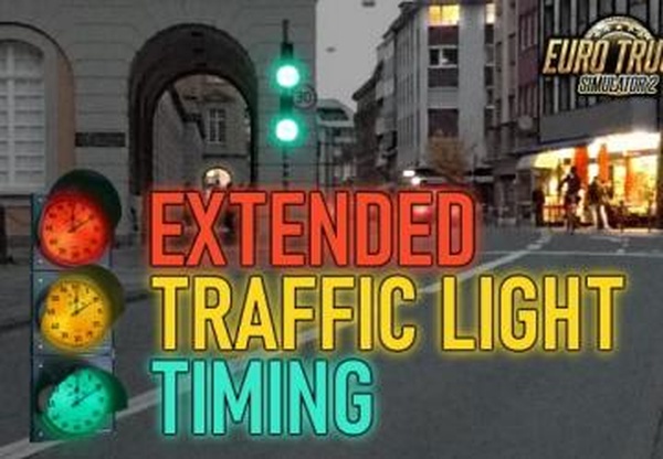 Мод Extended Traffic Light Timing версия 1.61 для Euro Truck Simulator 2 (v1.61.x)