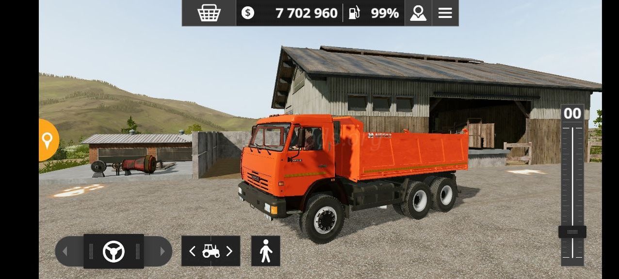 Мод KamAZ 65115-049 Euro 3 версия 20.10.21 для Farming Simulator 20