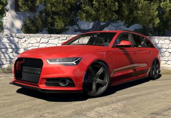 Мод Audi A6 (C7) версия 1.0 для BeamNG.drive (v0.39.x)