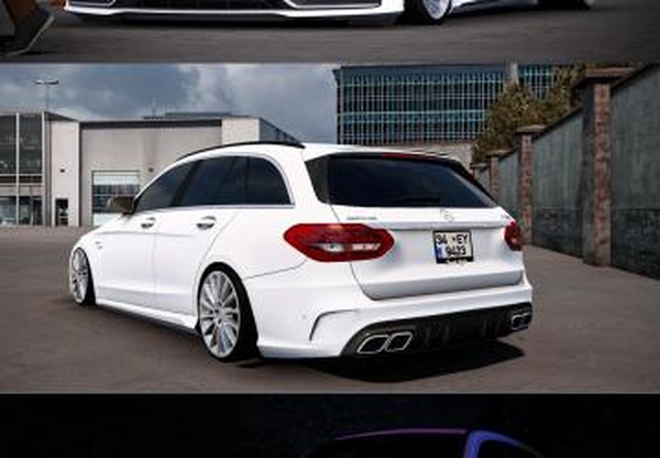 Мод Mercedes Benz C63s версия 2.8 для American Truck Simulator (v1.61.x)