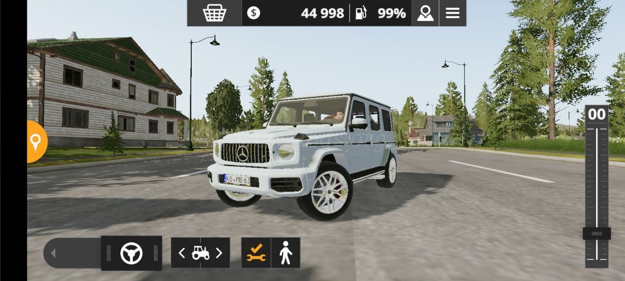 Мод Mercedes Benz G-Klasse V8 Biturbo версия 01.10.22 для Farming Simulator 20