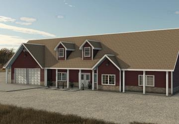 Мод House With Two Car Garage версия 1.0.0.1 для Farming Simulator 2025 (v1.24.x)